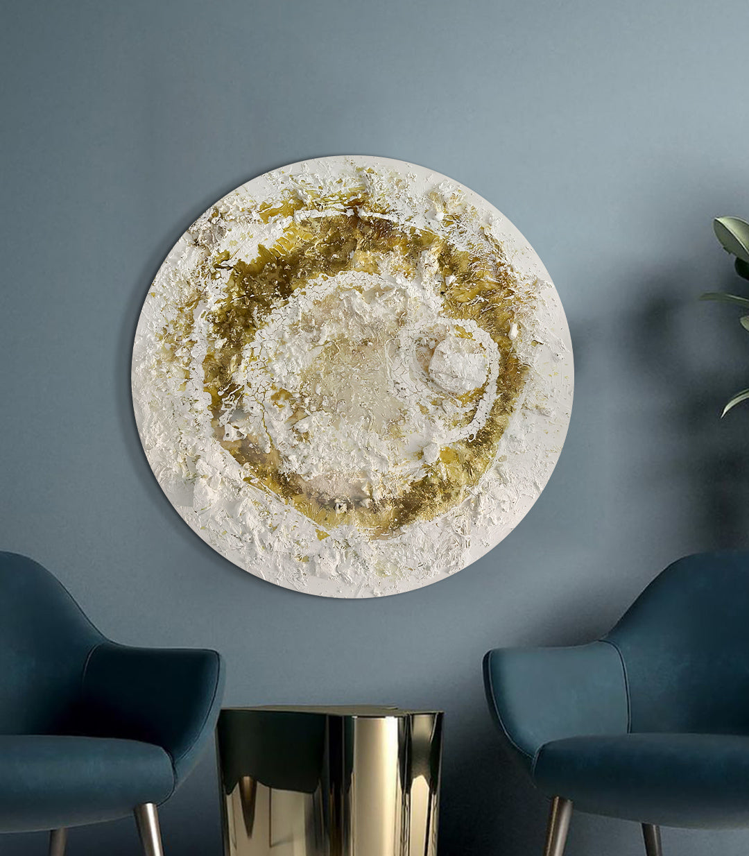 Golden Essence - signé par l'artiste Samira AKR.